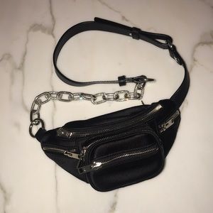 Alexander wang crystal embellished attica pouch